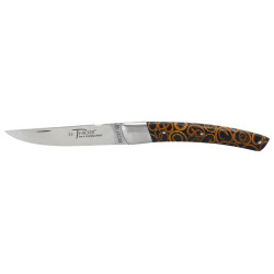 Couteau le thiers 1 piece lame 110mm manche cannelle