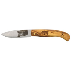 Couteau serie personnalisee 78 sanglier lame 80mm joker