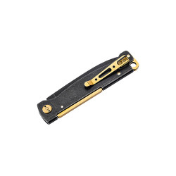 Couteau atlas black stonewash copper lame 71mm boker plus