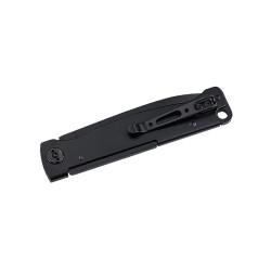 Couteau atlas all black lame 67mm manche acier boker plus