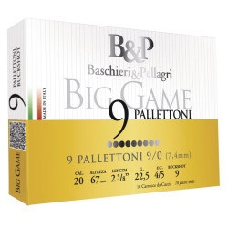Chevrotine betp big game 9 pallettoni cal. 20 / 67