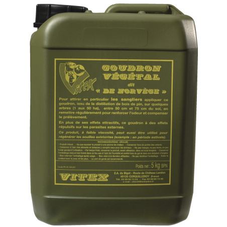 Bidon 5kg vitex goudron végétal de norvège
