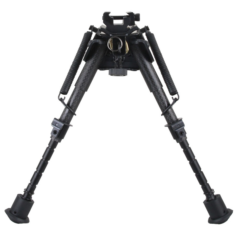 Bipied dakota system carbone taille réglable 6" - 9" + attache picatinny