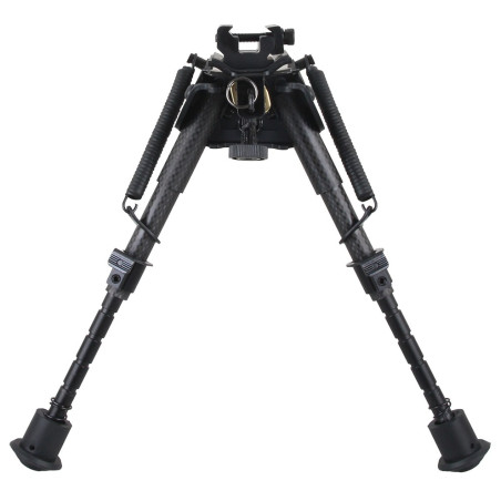 Bipied dakota system carbone taille réglable 6" - 9" + attache picatinny