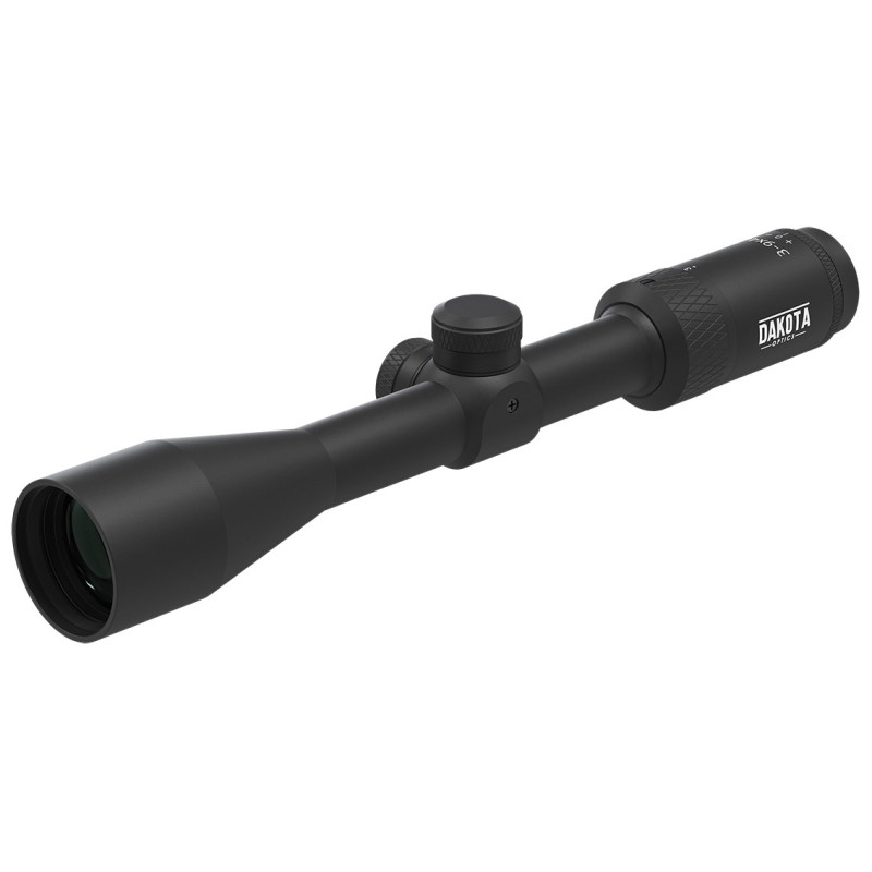 Lunette dakota optics bison 3-9x40 ret. mildot non lumineux à colliers ø 25,4 mm + montage