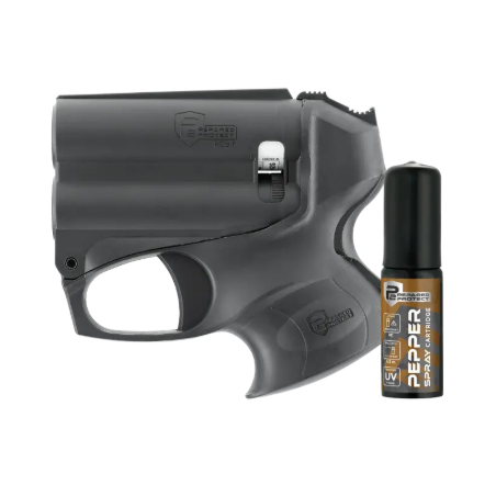 Pist pgs ii kit black p2p avec lampe 200 lumens integree et bombe au poivre 11ml