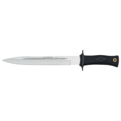 Dague muela escorp manche gomme noir lame 26 cm