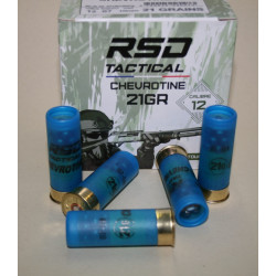 Boite de 25 chevrotine rsd cal.12 21grain