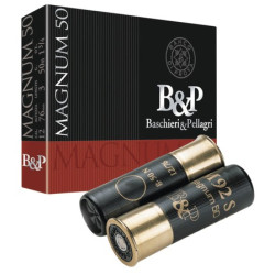 Cart. betp magnum 50 cal. 12 / 76 mm n° 4 50 g bj b