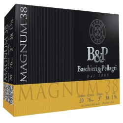 Cart. betp magnum 38 cal. 20 / 76 mm n° 7 38 g bj b