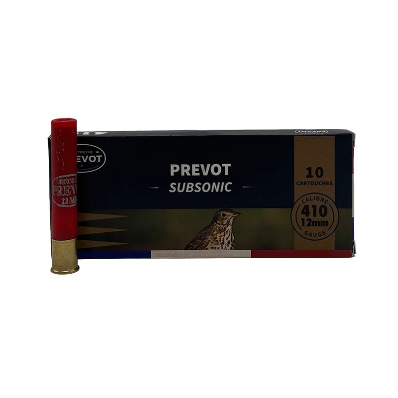 Cartouches prevost subsonic 20g cal.410