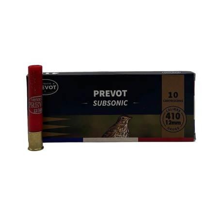 Cartouches prevost subsonic 20g cal.410