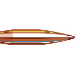 100 ogives hornady eld match cal.308 win 195 grs