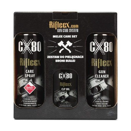 Kit entretien armes riflecx melee set 3 produits