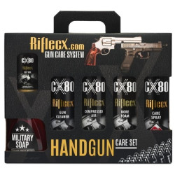 Kit entretien armes riflecx handgun care set 8 produits