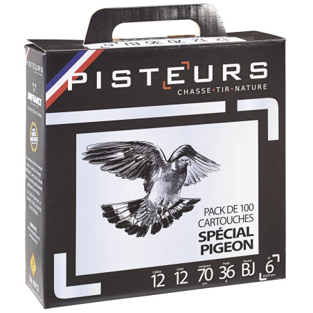 Cart pisteurs spécial pigeon cal 12/70 n6 36g pack 100