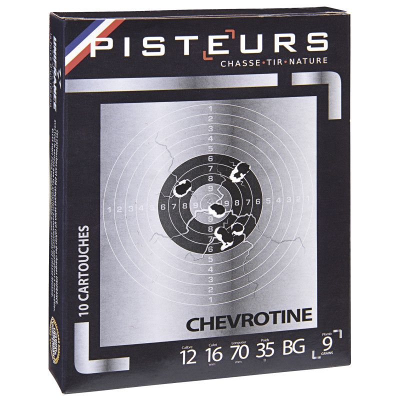 Chevrotine pisteurs cal 12 9grains