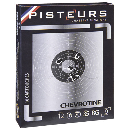 Chevrotine pisteurs cal 12 9grains