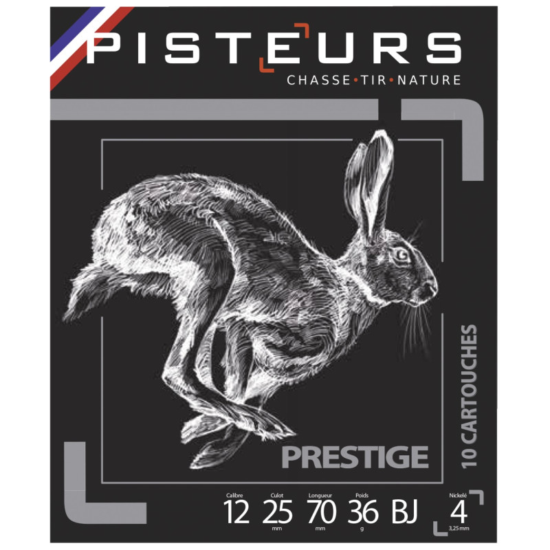Cart. pisteurs prestige cal. 12 / 70 mm n° 5 36 g bourre à jupe bte 10
