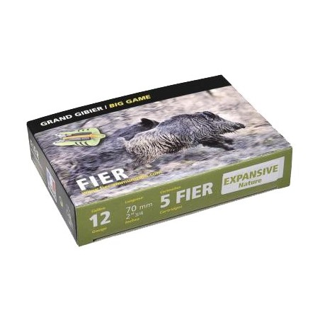 Balle sans plomb fier 24 expansive nature cal. 12