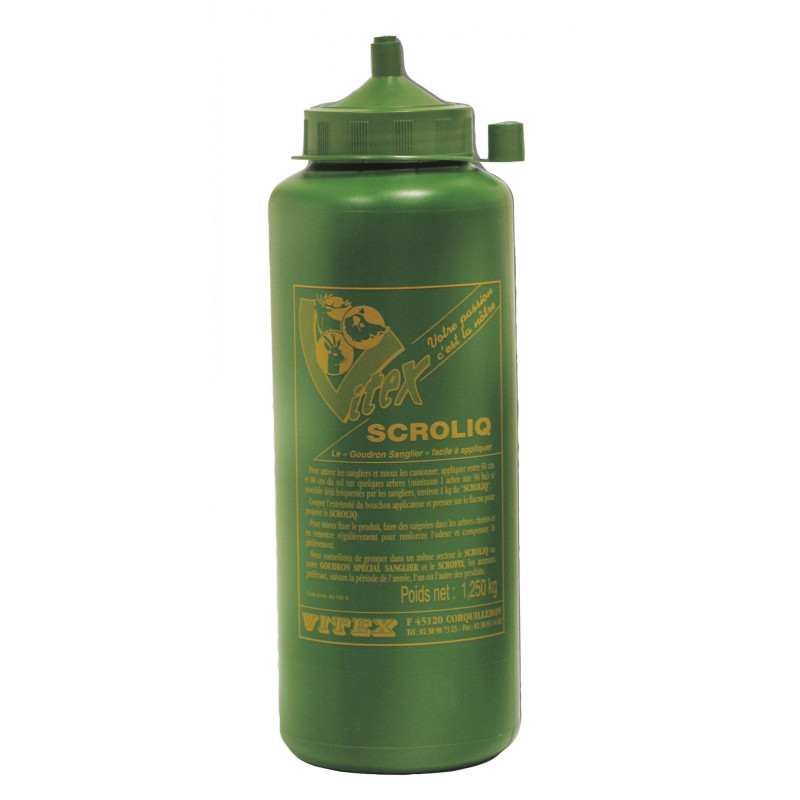 Bouteille 1,25kg vitex goudron liquide scroliq
