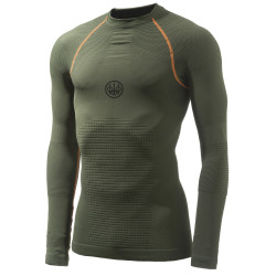 T-shirt beretta body mapping 3d vert manches longues t. l/xl