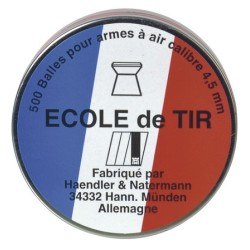 Plomb à jupe hn école de tir cal. 4,50 mm bte 500