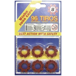 Amorces barillet 8 coups gonher blister de 12