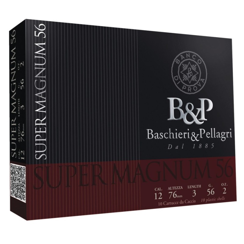 Cart. betp super magnum 56 cal. 12 / 76 mm n° 2 56