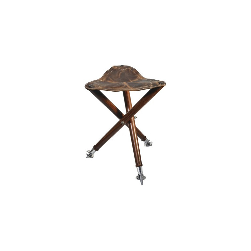 Trépied pisteurs en bois 75 cm pieds métal
