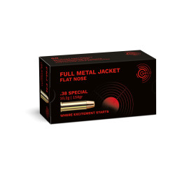 1000 Cartouches Geco Cal.38SP FMJ 158 Grs Vollmantel