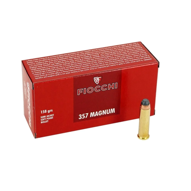 1000 Munitions Fiocchi cal.357 Mag SJSP 158 Grs