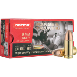 1000 Munitions Norma Cal.9x19 115Grs
