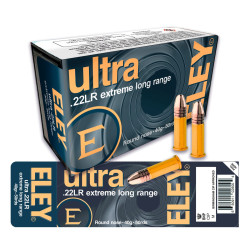 Munitions Eley Extreme Longue Range Cal.22 LR 40Grs