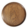 Ecusson rond en chene ø20cm