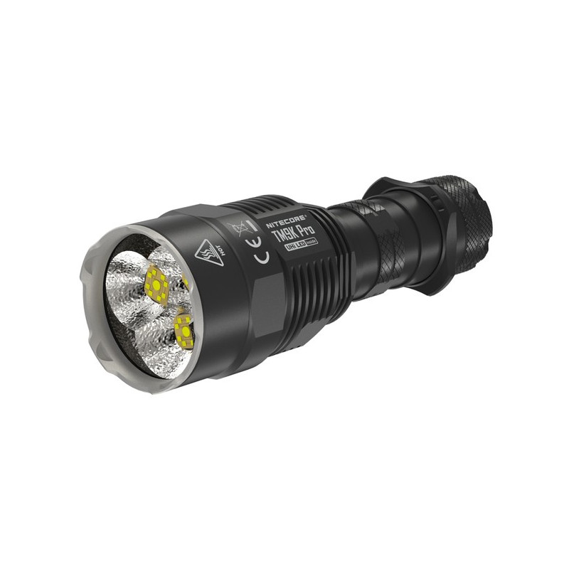 Lampe torche nitecore tiny monster 9k pro noir 9900lm portee 510 batterie li-ion 5000mah