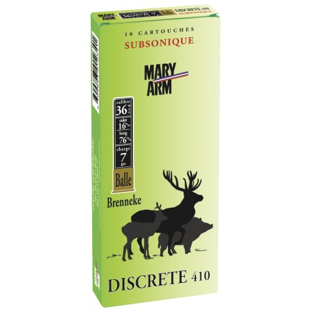 Cart. mary arm discrète - subsonique cal. 410 / 76