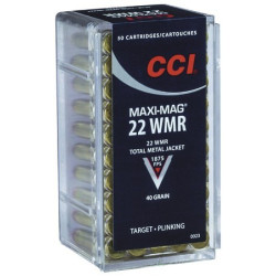 500 Munitions CCI Maxi-Mag Cal.22LR Mag 40gr 2.59g