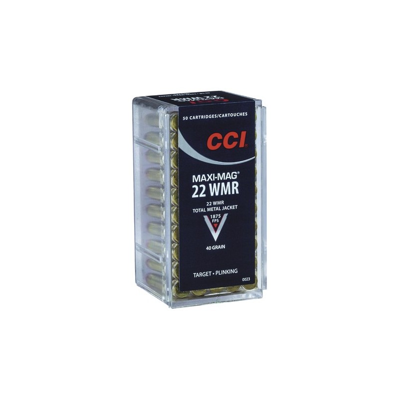 Munitions CCI Maxi-Mag Cal.22LR Mag 40gr 2.59g