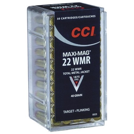 Munitions CCI Maxi-Mag Cal.22LR Mag 40gr 2.59g