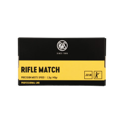 50 Cartouches RWS Professional Line Rifle Match Cal.22LR
