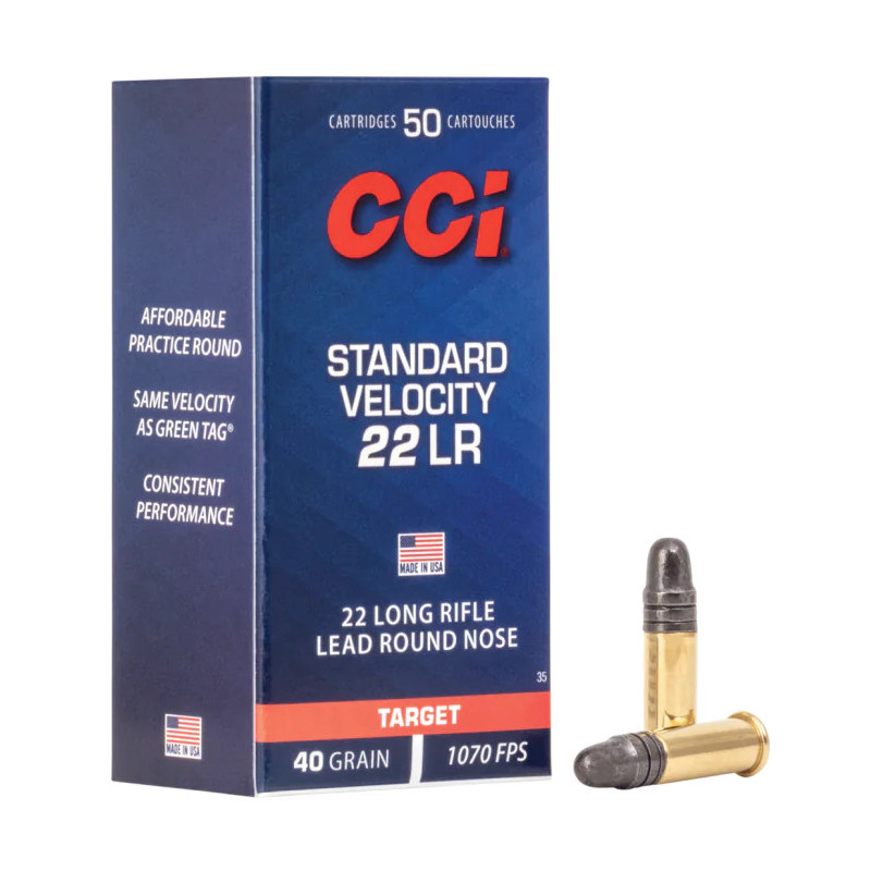50 Cartouches CCI Standard Cal.22LR