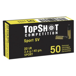 500 Cartouches Top Shot Cal.22 LR Standard Velocity