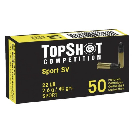 500 Cartouches Top Shot Cal.22 LR Standard Velocity