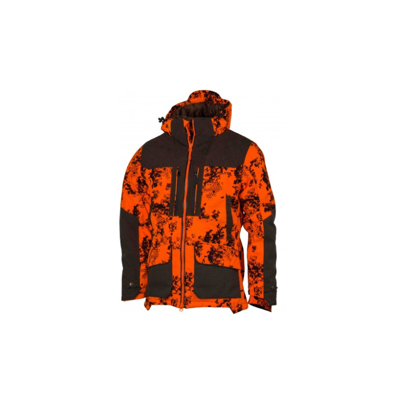 Veste somlys camouflage thermo-hunt orange taille m