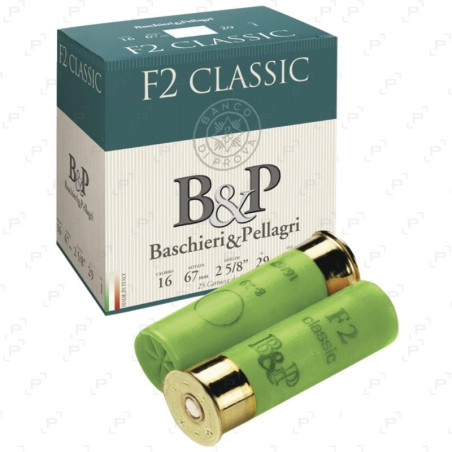 250 Cart. betp f2 classic 16 cal. 16 / 67 mm n° 6 29 g