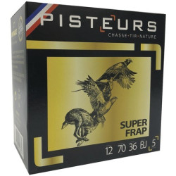 100 Cart. pisteurs super frap cal. 12 / 70 mm n° 6 36