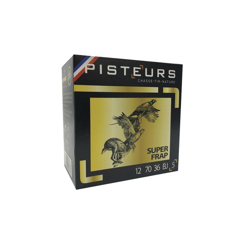 100 Cart. pisteurs super frap cal. 12 / 70 mm n° 6 36