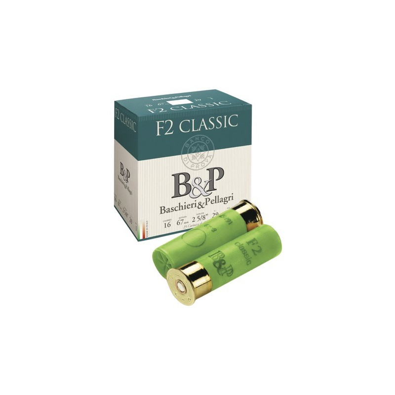 100 Cart. betp f2 classic 16 cal. 16 / 67 mm n° 5 29 g