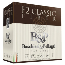 100 Cart. betp f2 classic fiber 16 cal. 16 / 67 mm n° 7